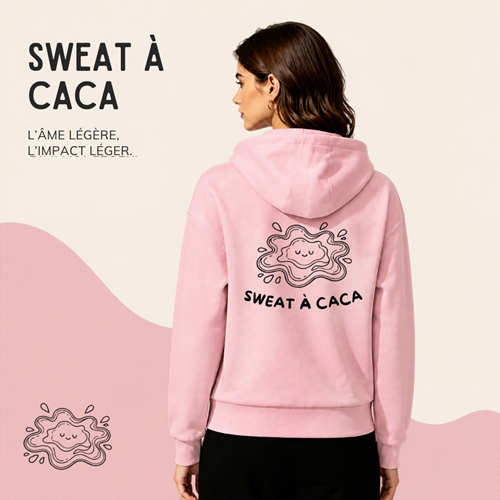 Sweater à caca | J'assume | Rose ou bleu pastel